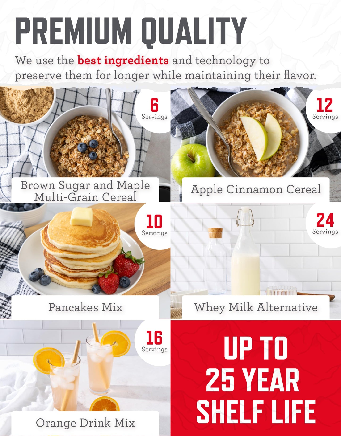 ReadyWise Emergency Food Supply - 120 Servings Favorites Sample Bucket, Survival Food Kit, Freeze Dried Prepper Food & Dehydrated Meals for Camping Essentials & Backpacking, up to 25 Year Shelf Life