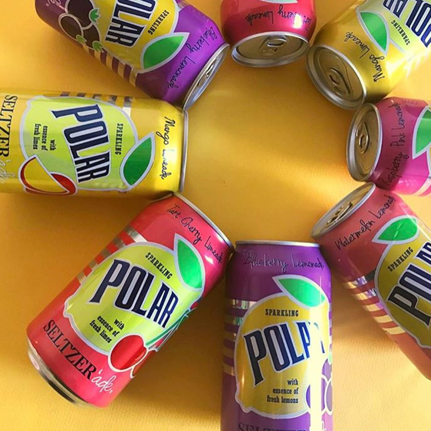 Polar Seltzer Raspberry Lime, 12 fl oz (Pack of 12)
