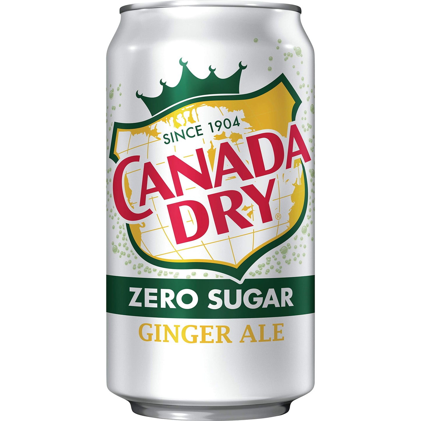 Canada Dry Zero Sugar Ginger Ale Soda, 12 fl oz cans, 12 pack