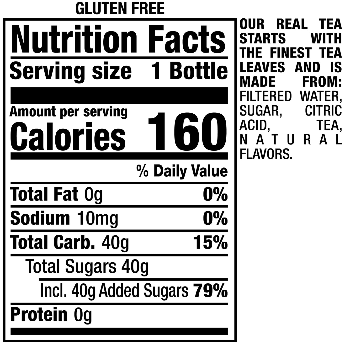 Snapple Zero Sugar Half 'n Half Tea, 16 fl oz recycled plastic bottle, 6 pack