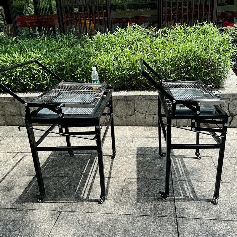 Flip BBQ Stove Courtyard Villa Charcoal