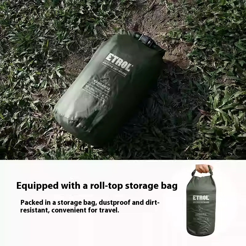 Multifunctional Thermal Blanket Outdoor Camping Sleeping Bag Single Wearable Cold-proof Cloak