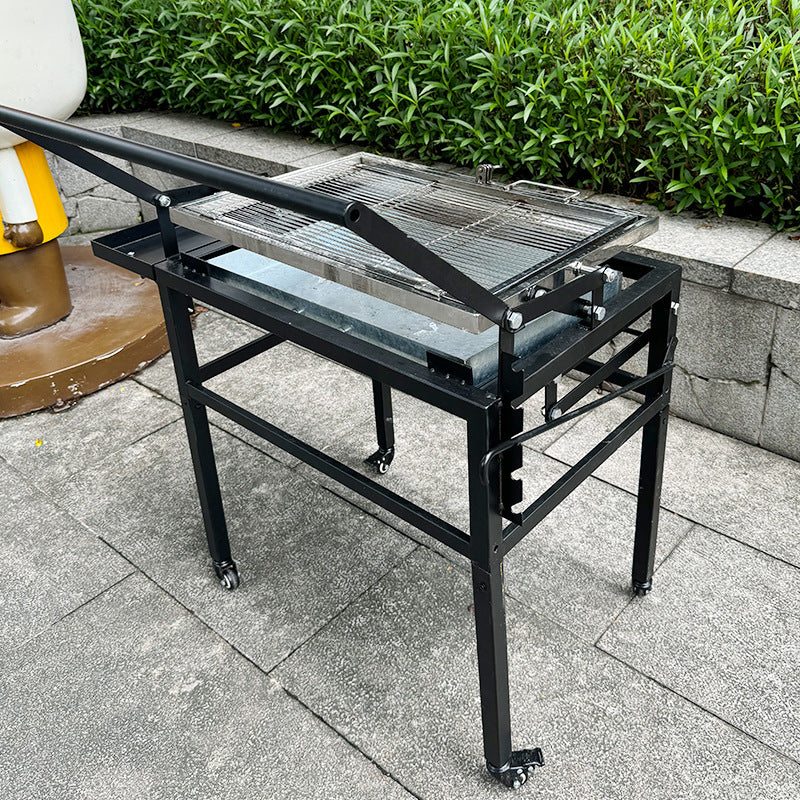 Flip BBQ Stove Courtyard Villa Charcoal