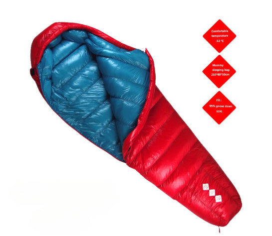 Outdoor Camping Thickened Portable Goose Down Sleeping Bag