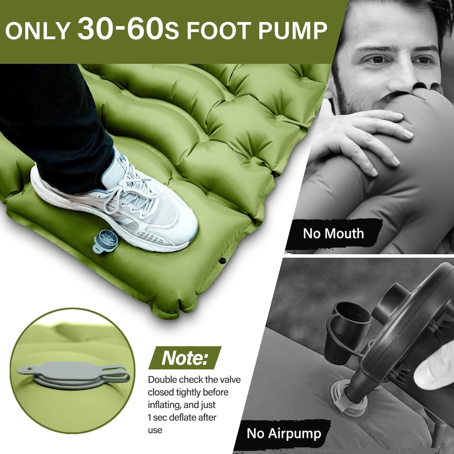 Ultra-light Foot Inflatable Mattress Camping Camping Portable Floatation Bed