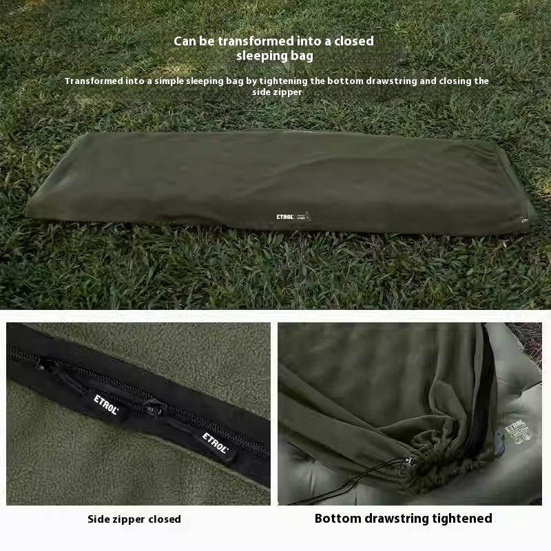 Multifunctional Thermal Blanket Outdoor Camping Sleeping Bag Single Wearable Cold-proof Cloak